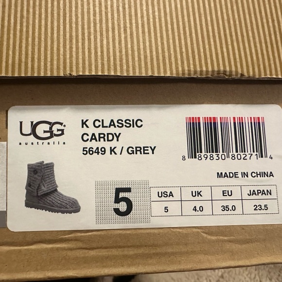 UGG | K CLASSIC CARDY - Picture 3 of 3